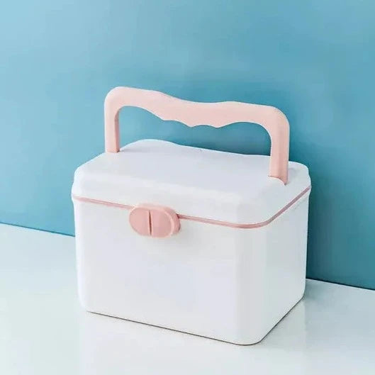 Double Layer Medicine Box, Family Travel Portable First Aid Box, Medicine Storage Box, Family Nursing Medicine Box, Large Capacity Emergency Medical Small Medicine Box Double Layer Medicine Box, Family Travel Portable First Aid Box, Medicine Storage Box, Family Nursing Medicine Box, Large Capacity Emergency Medical Small Medicine Box
